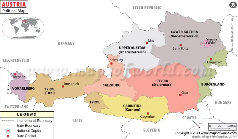 What is the average IQ score in Austria? And State (Bundesland)-wise Intelligence Overview.