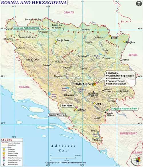 What is the average IQ score in Bosnia and Herzegovina? And Entity-wise Intelligence Overview.