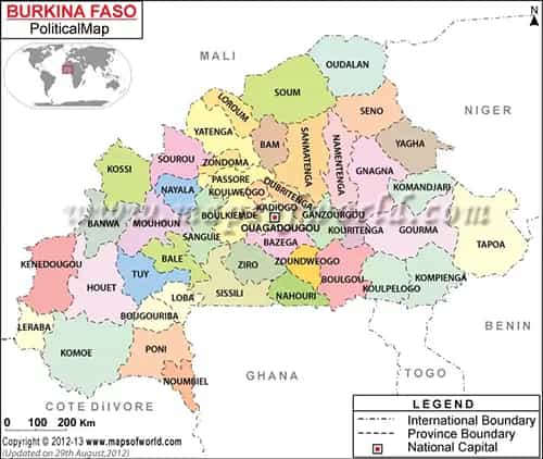 What is the average IQ score in Burkina Faso? And Region-wise Intelligence Overview.