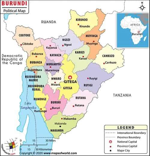 What is the average IQ score in Burundi? And Province-wise Intelligence Overview.