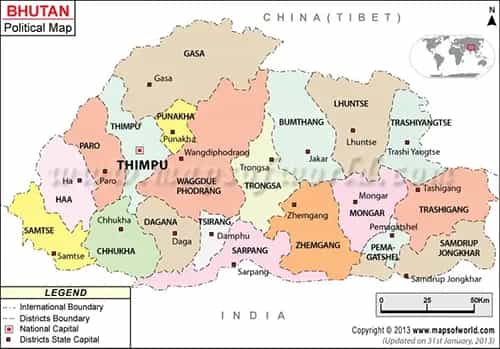 What is the average IQ score in Bhutan? And Dzongkhag (District)-wise Intelligence Overview.