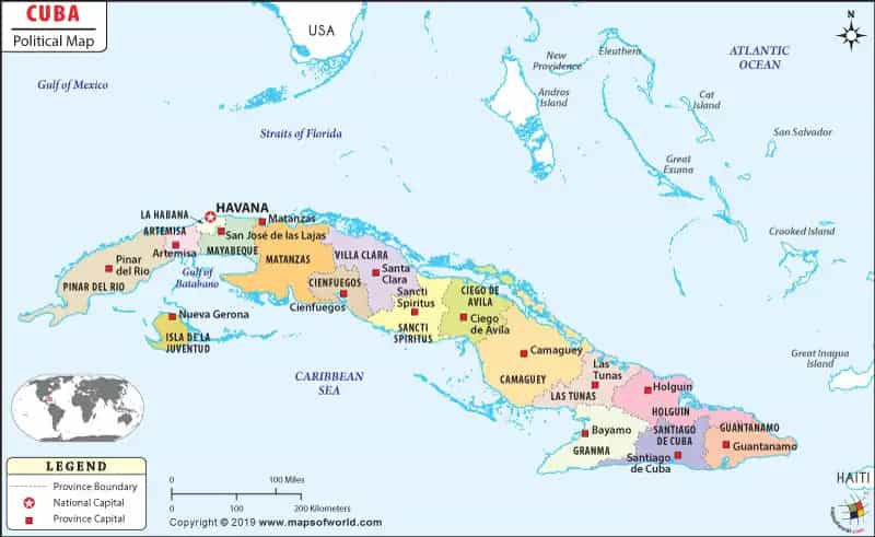 What is the average IQ score in Cuba? And Province-wise Intelligence Overview.