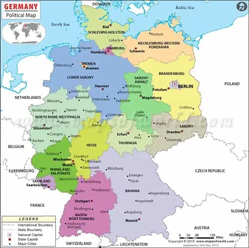 What is the average IQ score in Germany? And State-wise Intelligence Overview.
