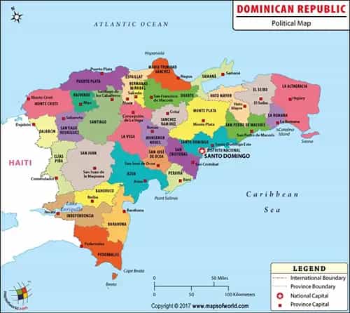 What is the average IQ score in Dominican Republic? And Province-wise Intelligence Overview.
