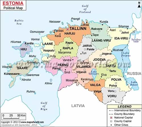 What is the average IQ score in Estonia? And County-wise Intelligence Overview.