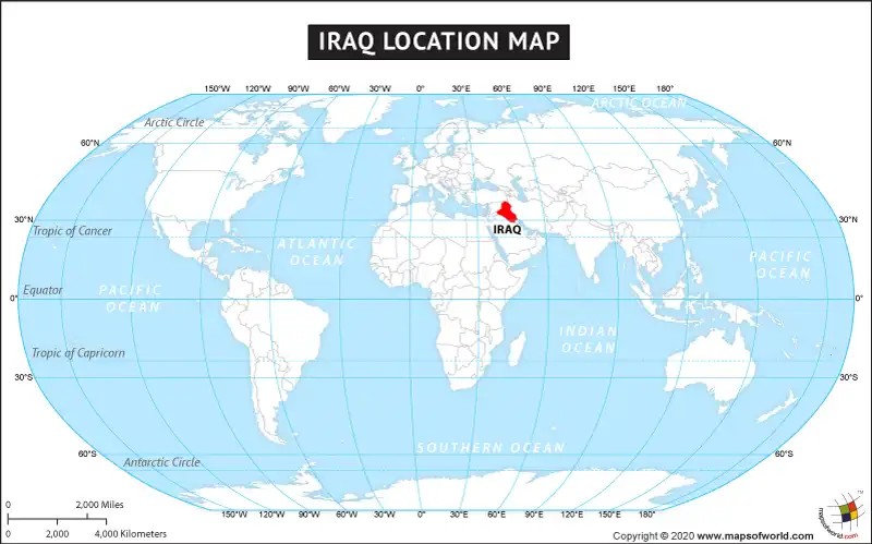 What is the average IQ score in Iraq? And Governorate-wise Intelligence Overview.