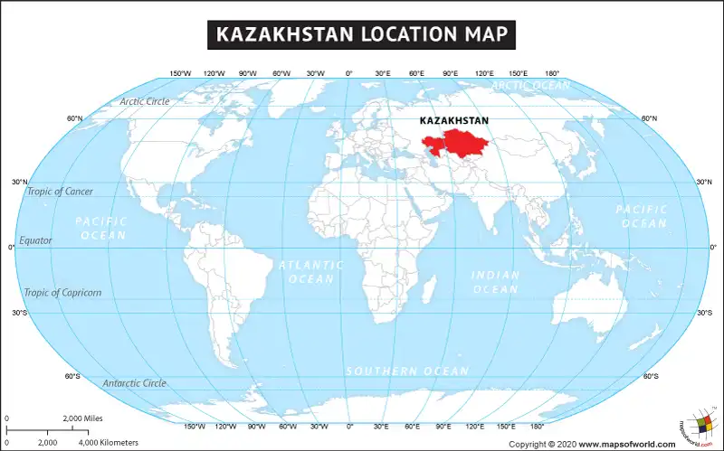 What is the average IQ score in Kazakhstan? And Region-wise Intelligence Overview.