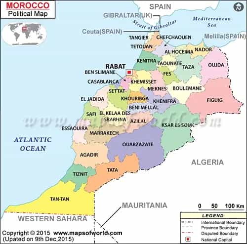 What is the average IQ score in Morocco? And Region-wise Intelligence Overview.