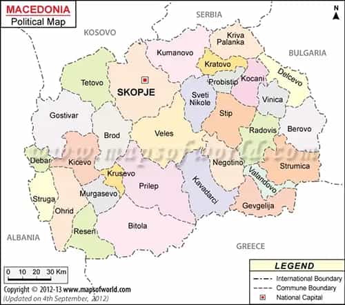 What is the average IQ score in North Macedonia? And Municipality-wise Intelligence Overview.