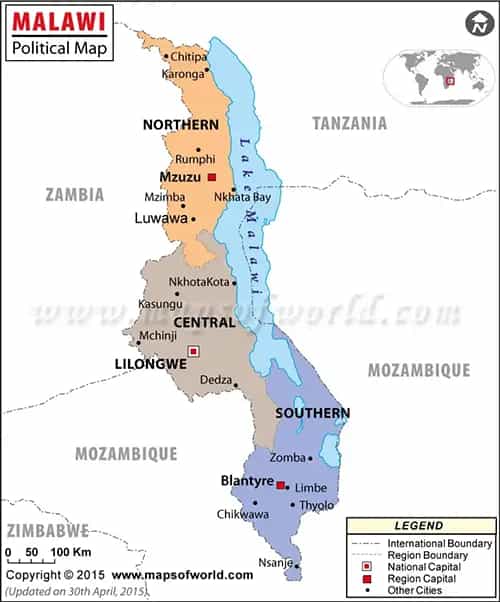 What is the average IQ score in Malawi? And Region-wise Intelligence Overview.
