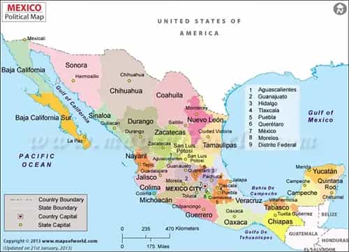 What is the average IQ score in Mexico? And State-wise Intelligence Overview.