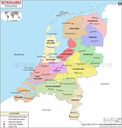 What is the average IQ score in Netherlands? And Province-wise Intelligence Overview.