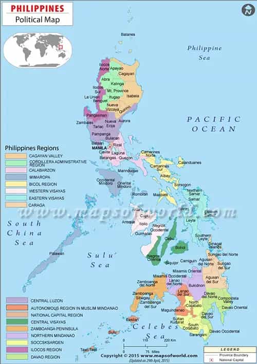 What is the average IQ score in Philippines? And Region-wise Intelligence Overview.