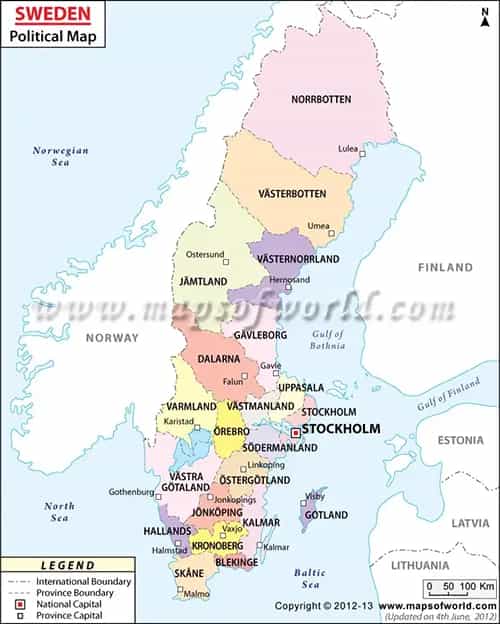 What is the average IQ score in Sweden? And County-wise Intelligence Overview.