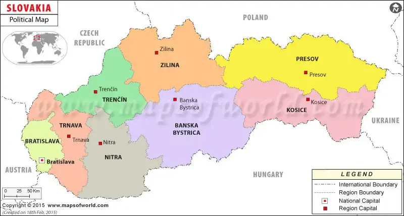 What is the average IQ score in Slovakia? And Region-wise Intelligence Overview.