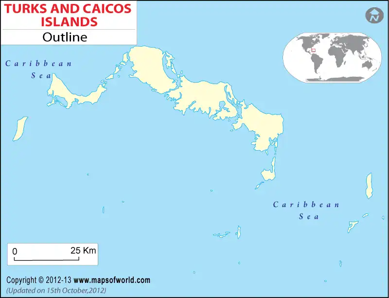 What is the average IQ score in Turks and Caicos Islands? And Island/District-wise Intelligence Overview.