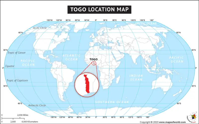What is the average IQ score in Togo? And Region-wise Intelligence Overview.