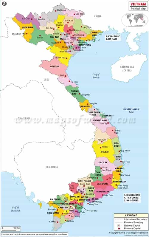 What is the average IQ score in Vietnam? And Province-wise Intelligence Overview.
