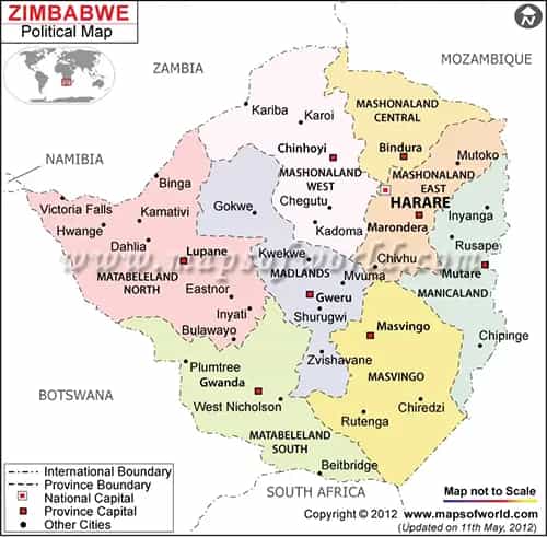 What is the average IQ score in Zimbabwe? And Province-wise Intelligence Overview.