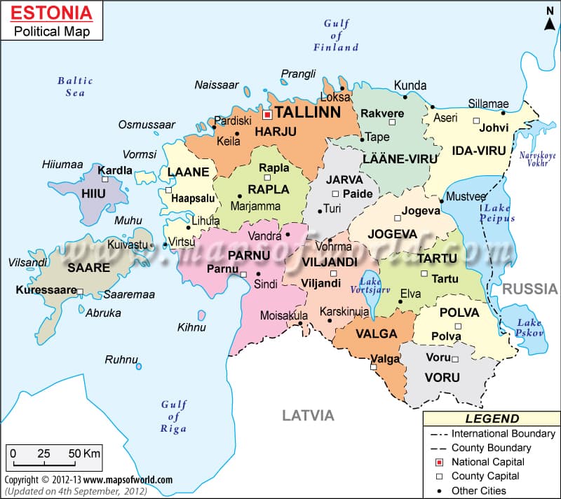 What is the average IQ score in Estonia? And County-wise Intelligence Overview.