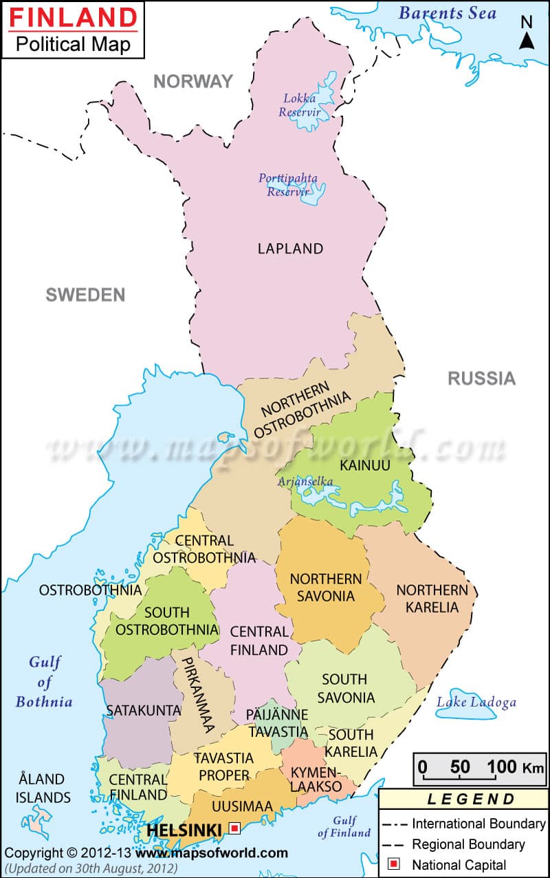 What is the average IQ score in Finland? And Region-wise Intelligence Overview.