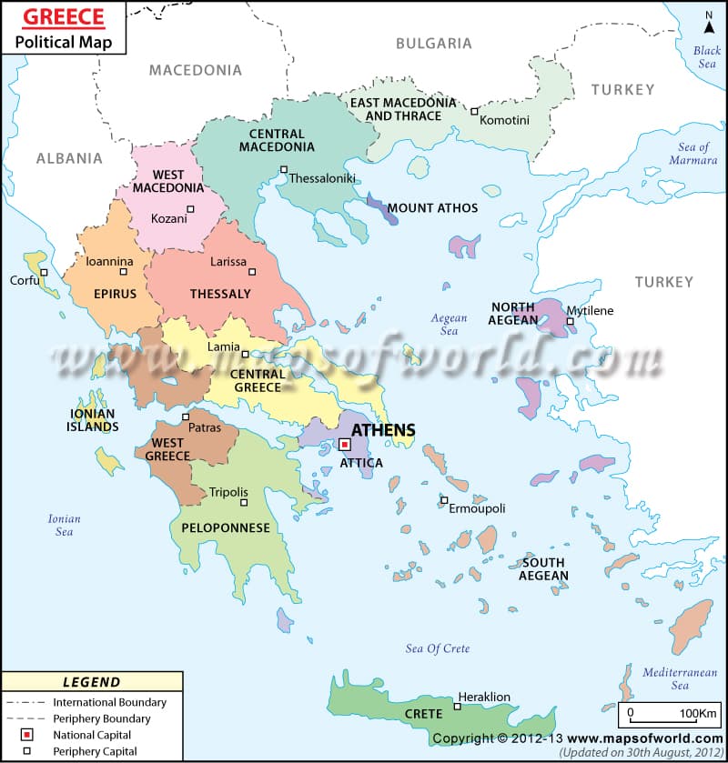 What is the average IQ score in Greece? And Region-wise Intelligence Overview.