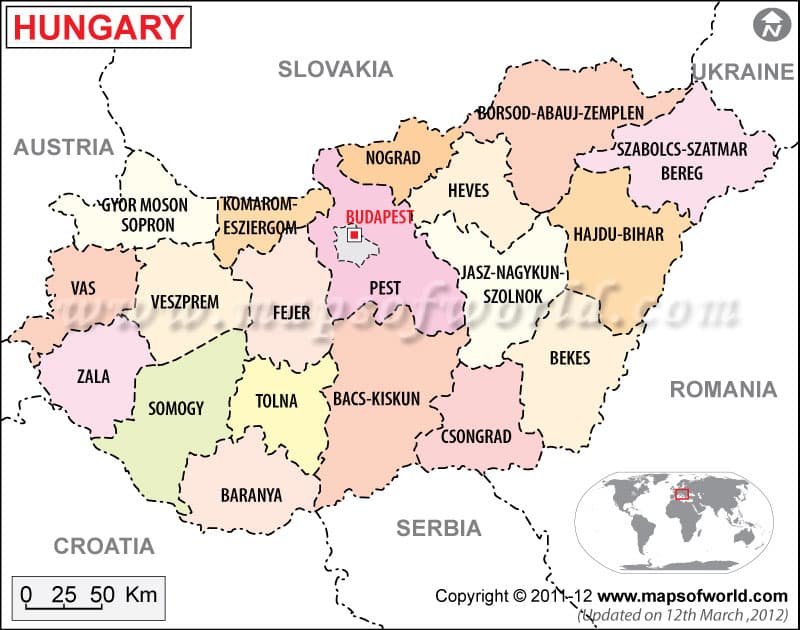 What is the average IQ score in Hungary? And County-wise Intelligence Overview.