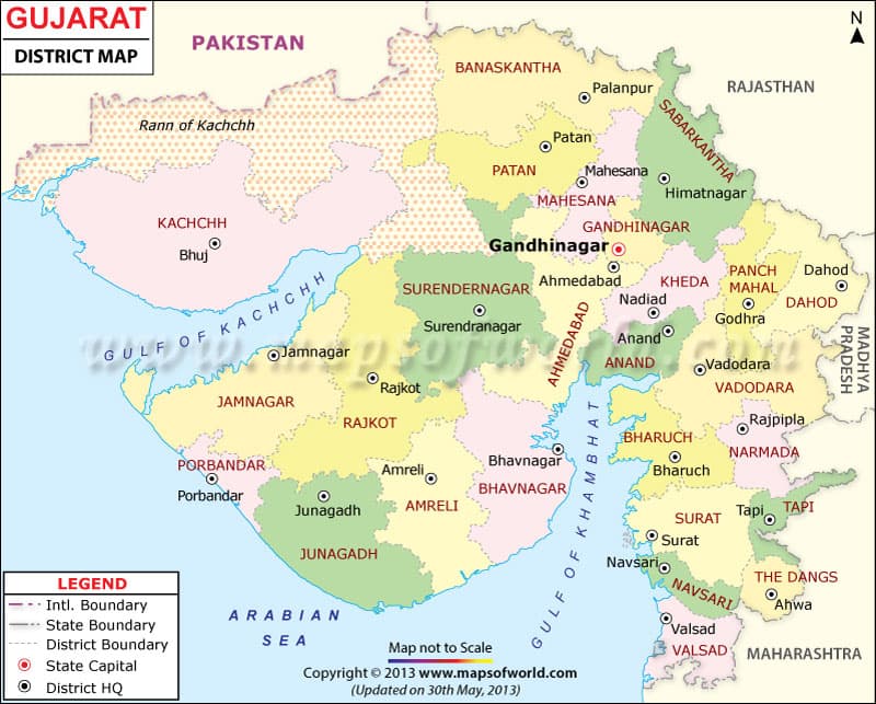 What is the average IQ score in Indian state Gujarat