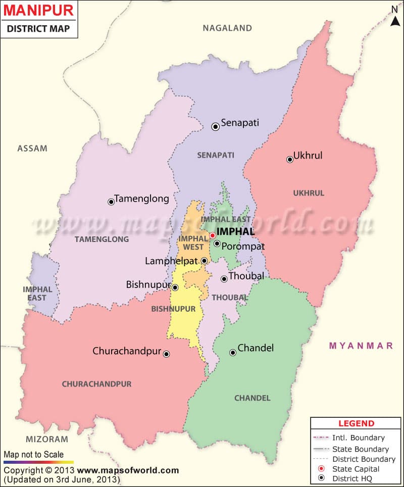 What is the average IQ score in Indian state Manipur