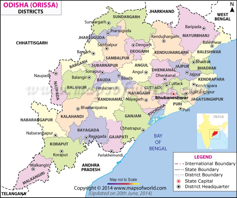 What is the average IQ score in Indian state Odisha