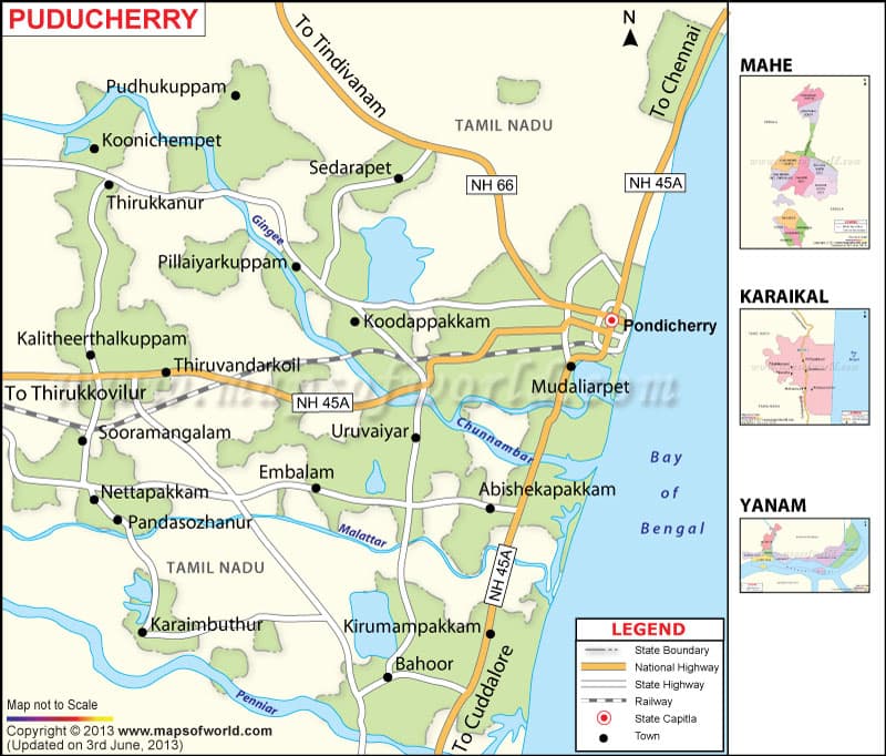 What is the average IQ score in Indian state Puducherry
