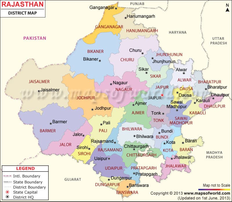 What is the average IQ score in Indian state Rajasthan