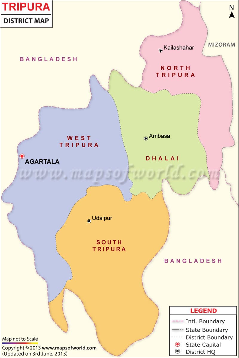What is the average IQ score in Indian state Tripura