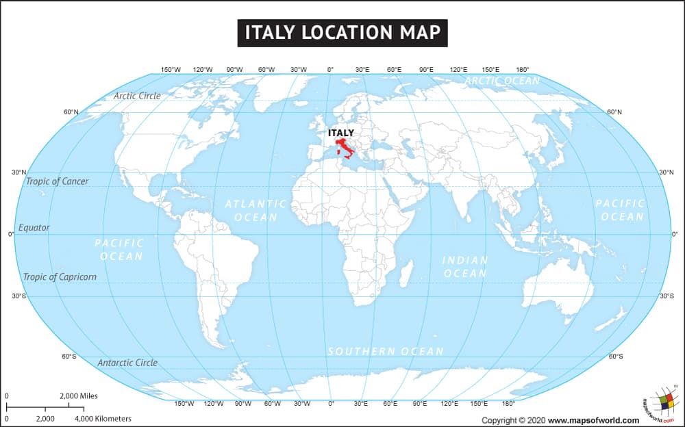 What is the average IQ score in Italy? And Regions -wise Intelligence Overview.