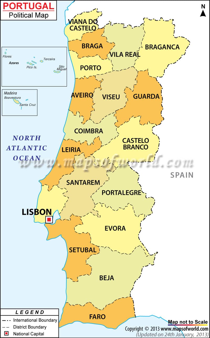 What is the average IQ score in Portugal? And Region-wise Intelligence Overview.