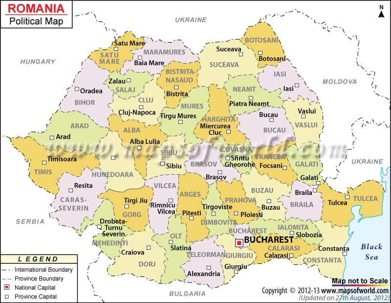 What is the average IQ score in Romania? And County-wise Intelligence Overview.