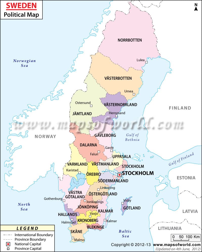 What is the average IQ score in Sweden? And County-wise Intelligence Overview.