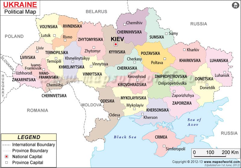 What is the average IQ score in Ukraine? And Divisions -wise Intelligence Overview.