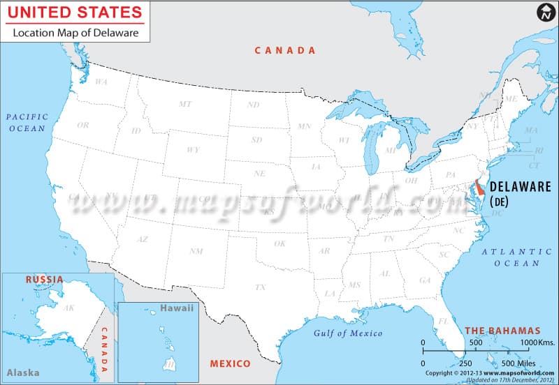 What is the average IQ score in the US state Delaware