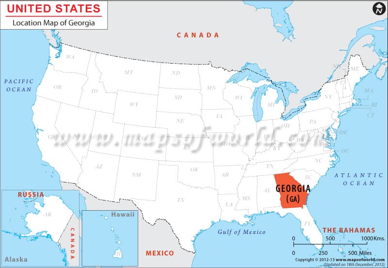 What is the average IQ score in the US state Georgia