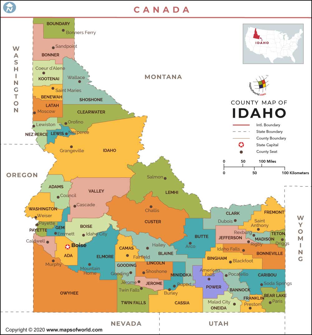 What is the average IQ score in the US state Idaho