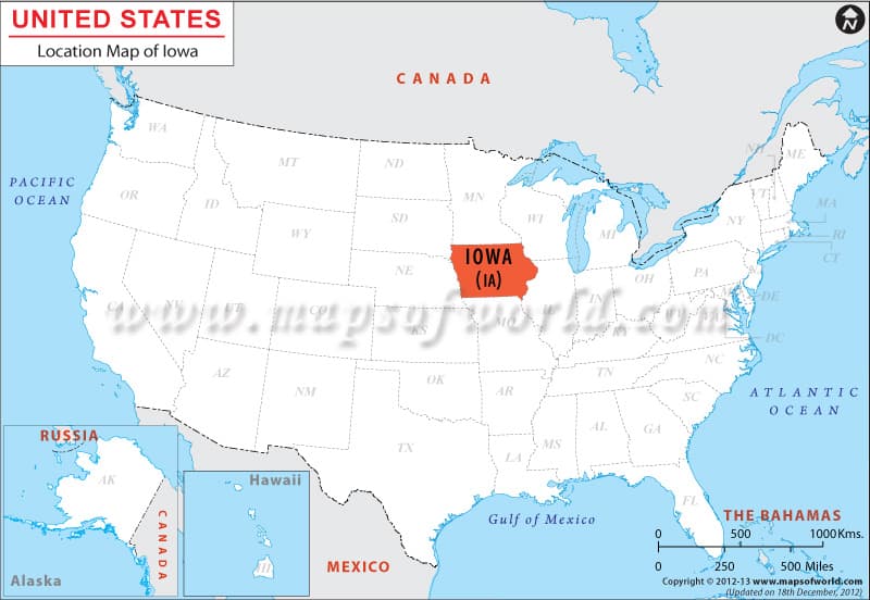What is the average IQ score in the US state Iowa