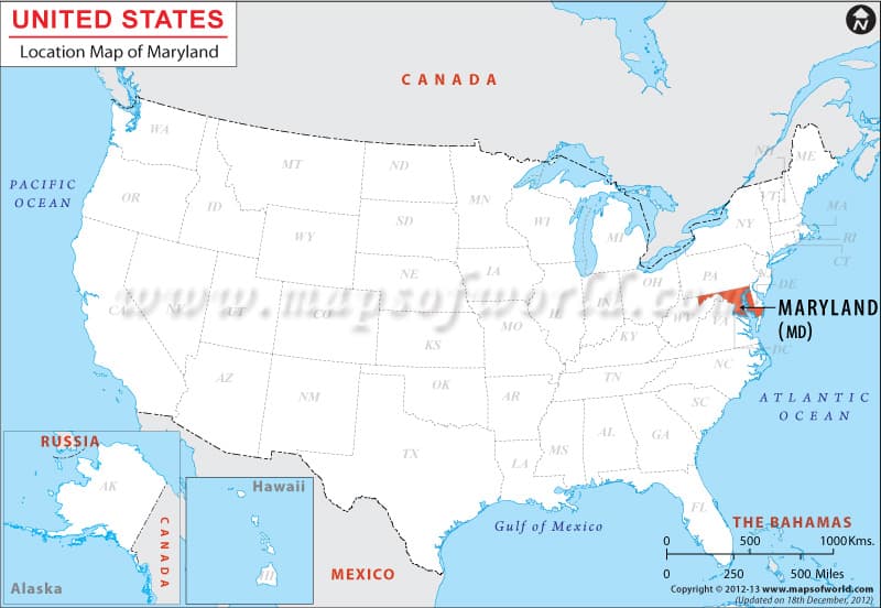 What is the average IQ score in the US state Maryland