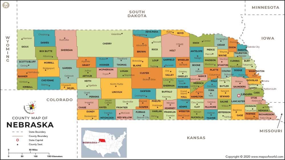 What is the average IQ score in the US state Nebraska