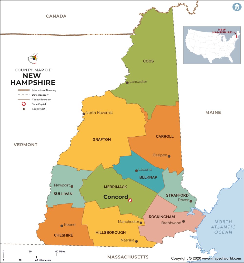 What is the average IQ score in the US state New Hampshire