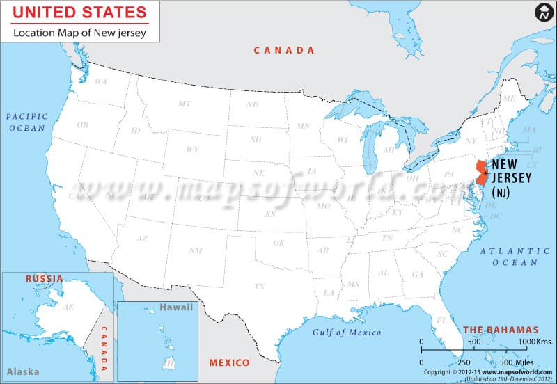 What is the average IQ score in the US state New Jersey