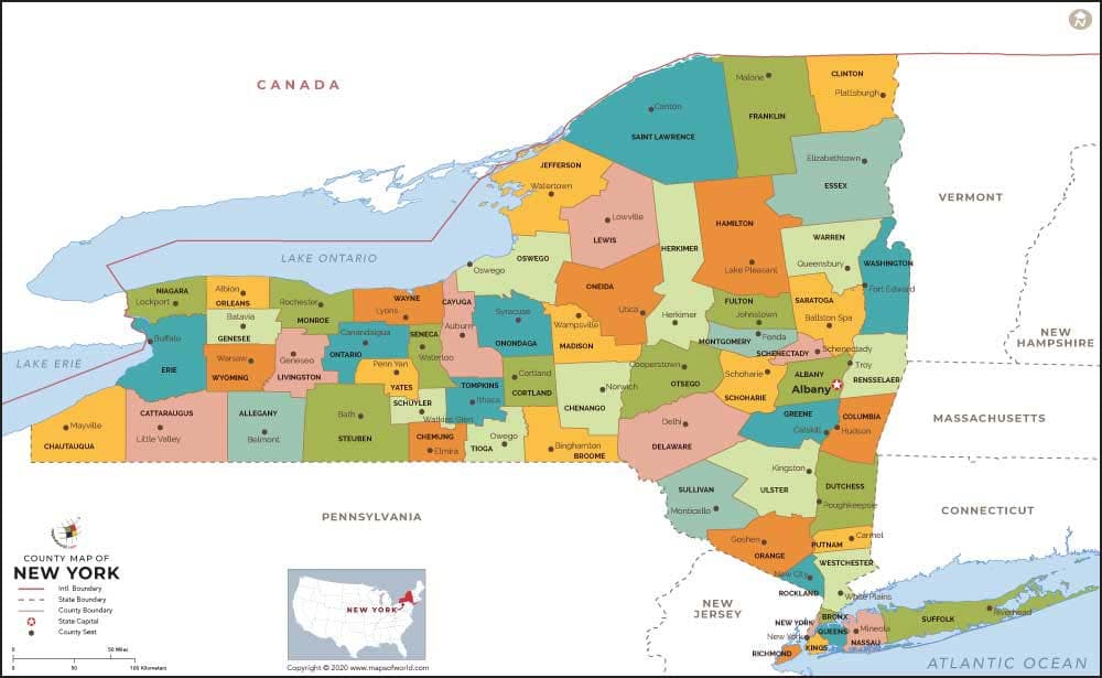 What is the average IQ score in the US state New York