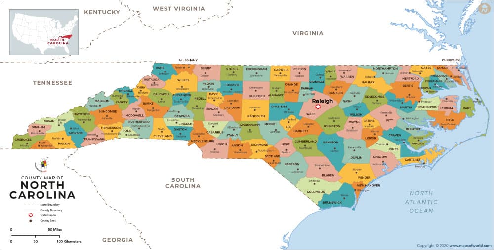 What is the average IQ score in the US state North Carolina