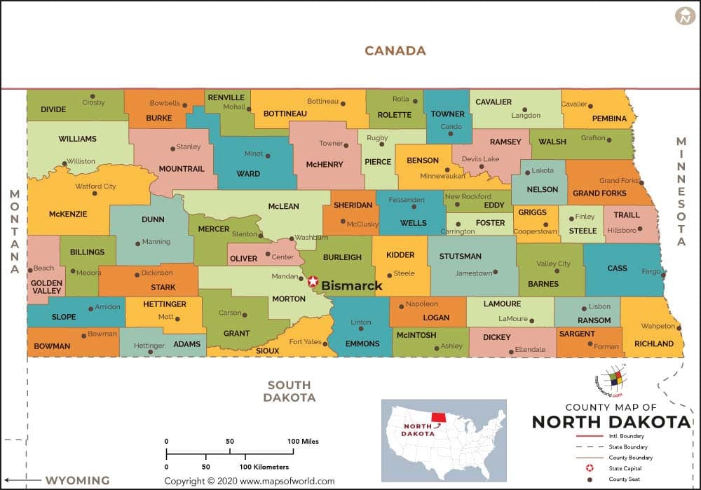 What is the average IQ score in the US state North Dakota