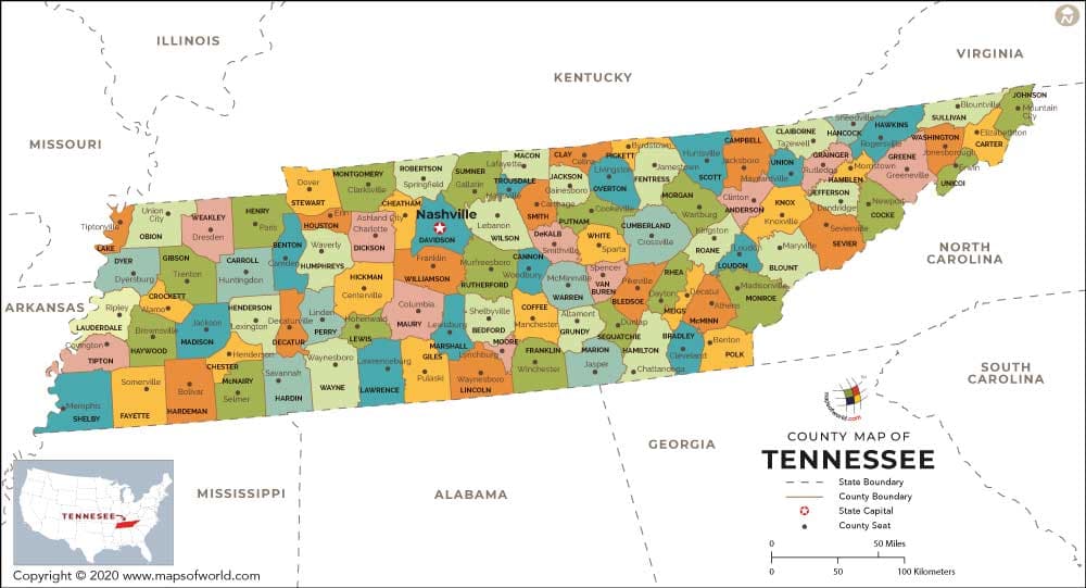 What is the average IQ score in the US state Tennessee